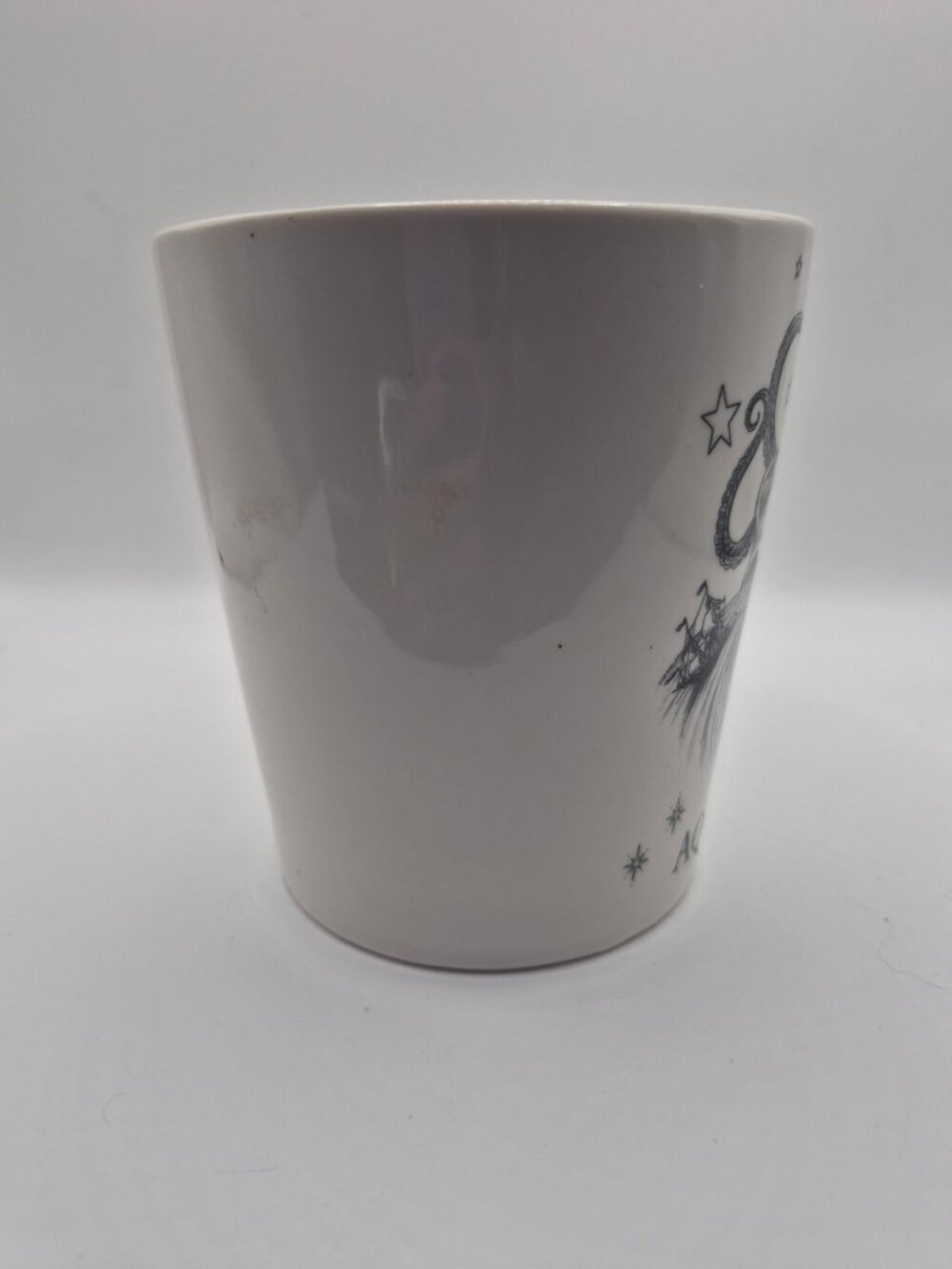Aquarius Zodiac Mug By Williams Sonoma With Octopus Design Messages - Picture 2 of 6
